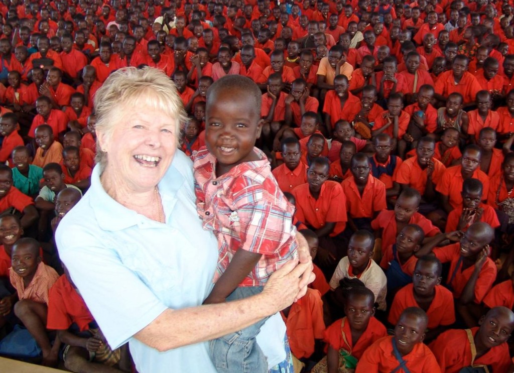 Irene Gleeson fed orphans in Uganda.