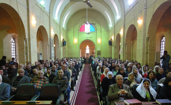 The Congregation of St Georges Church, Baghdad