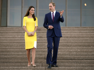 The Duke and Duchess of Cambridge will sign the First Fleet Bible on Sunday at St Andrew's Cathedral.