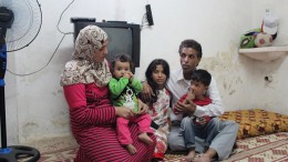 Faraj's family are one of 500 Syrian refugee families (3,000 people) who receive a monthly aid package from the Bible Society of Jordan.