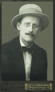 Author James Joyce.