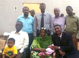 Meriam Ibrahim, her husband, children and legal team. June 23, 2014 Photo courtesy of Hardwired, Inc.