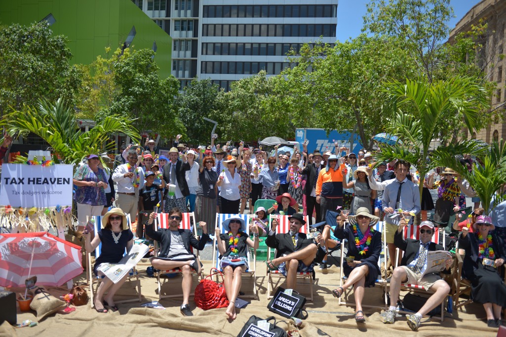 Brisbane Christians revels in their mock tax haven on the weekend, sending a message to G20 leaders that more action must be taken to address secrecy in the global financial system for the benefit of the world’s poorest people