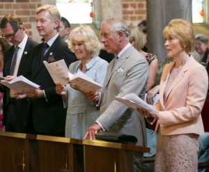 Prince Charles and Camilla at St. George's Anglican Church, Perth. Credit: Perth Cathedral.