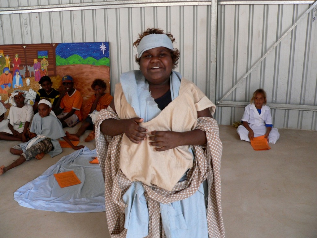 A scene from the Areyonga Christmas play, 2013