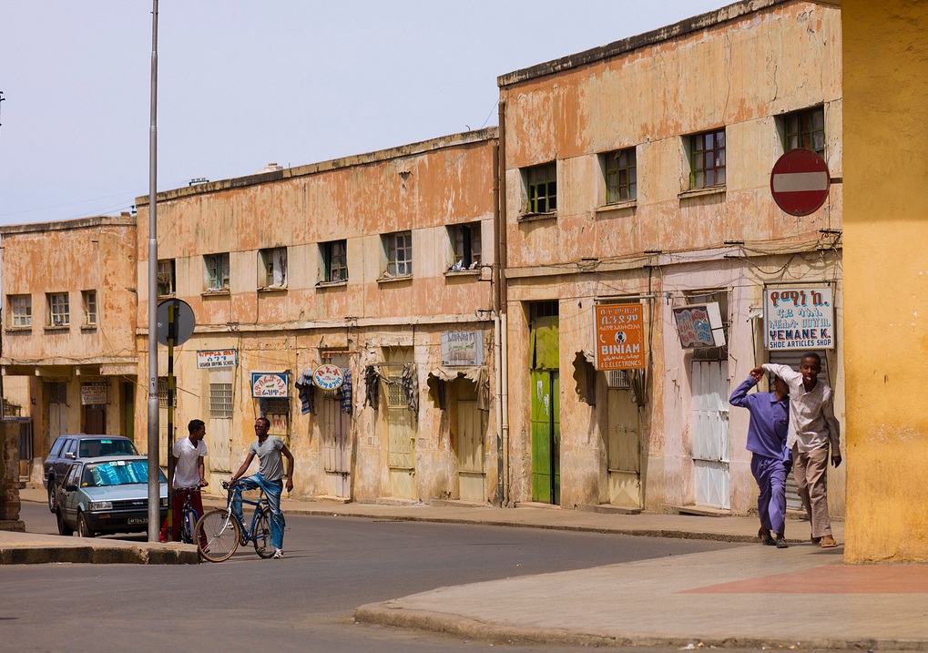 Streetscape in Eritrea. Credit: Open Doors. 