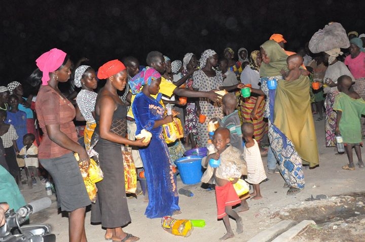 Women and children rescued from Boko Haram, Nigeria. Credit: Open Doors. 