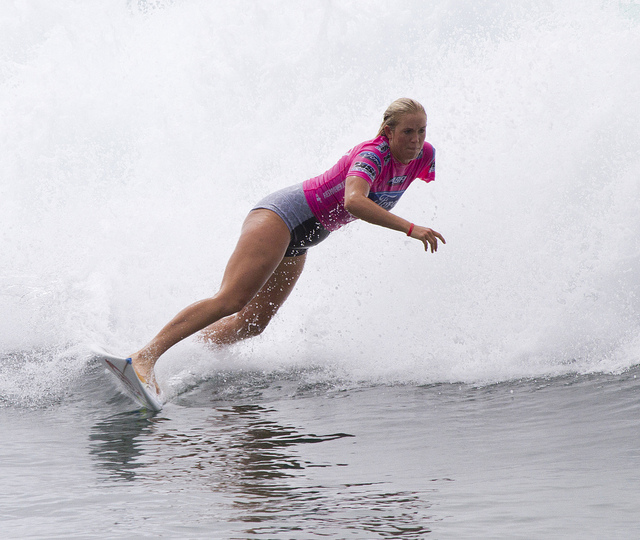 Bethany Hamilton. Credit: Flickr/Nathan Rupert: https://www.flickr.com/photos/nathaninsandiego/9436507191