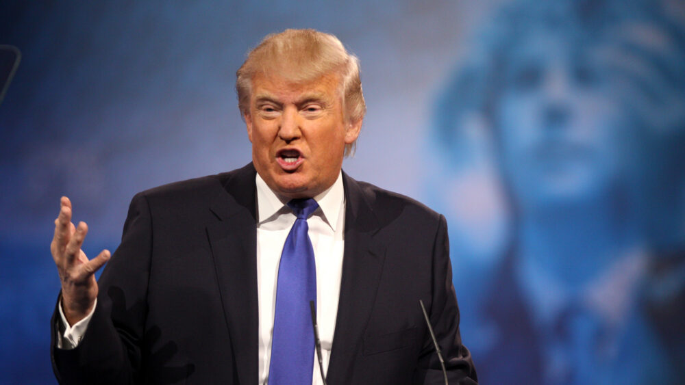 Donald Trump speaks at the 2013 Conservative Political Action Conference in Maryland