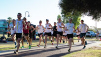 The BT Run Club in action, Perth, WA