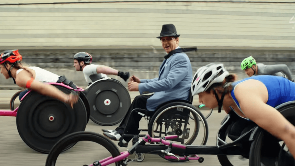 Tony Dee in Channel 4 UK paralympics ad