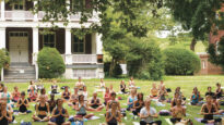 Yoga in the park