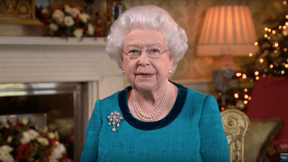 Queen of England follows Christ's example