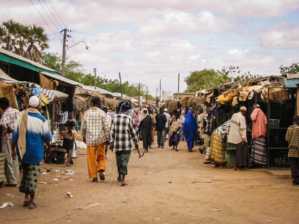 Street scene in Somalia