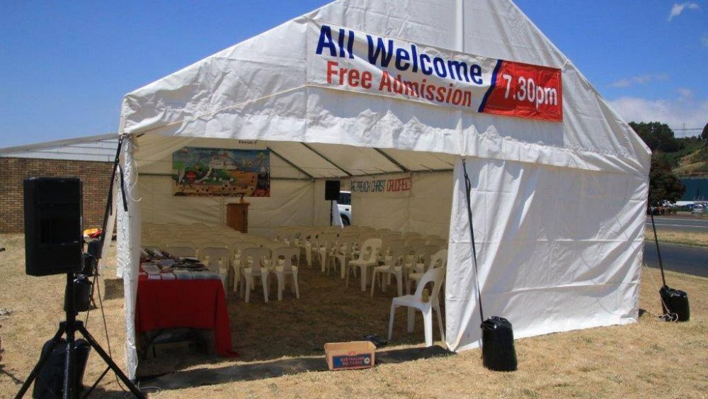 Gospel meetings are taking place in Adelaide's CBD