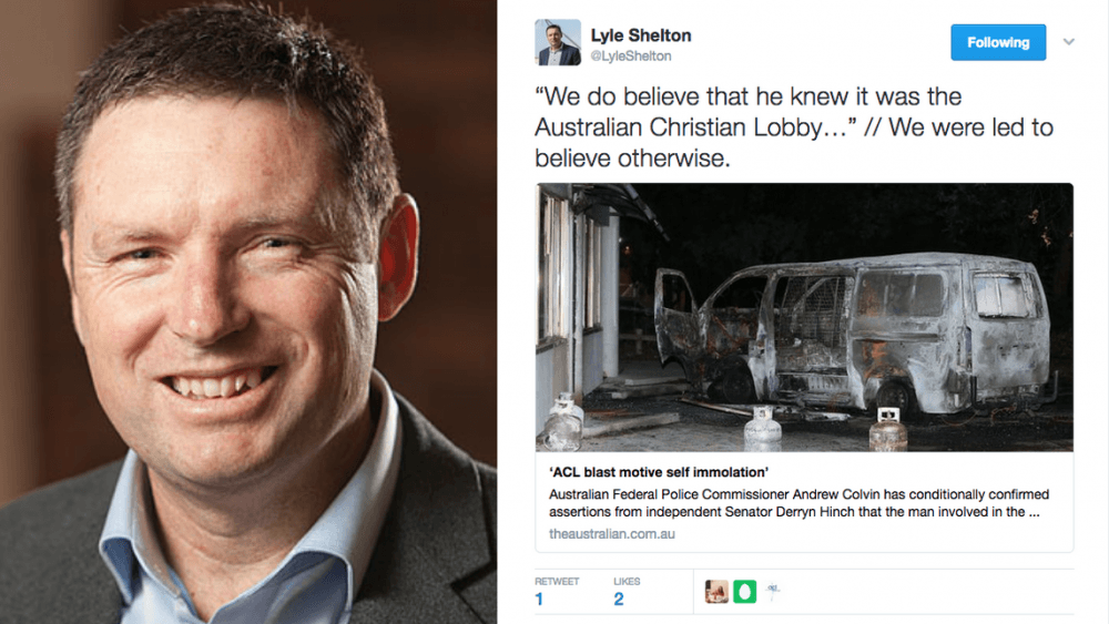 Lyle Shelton doubts AFP's conclusion about explosion in December