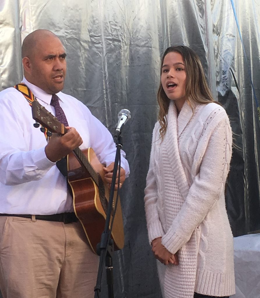 Eugene Pickett and daughter Kaya sing Jesus Is His Name