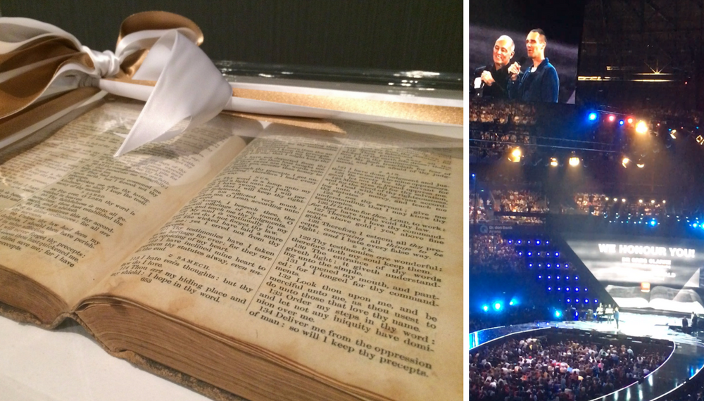 Bible Society Australia was honoured at Hillsong Conference