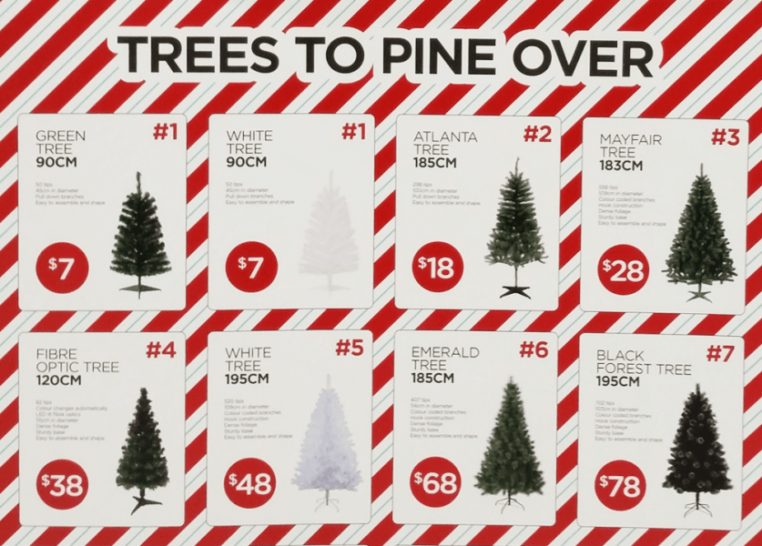 Big w xmas tree deals
