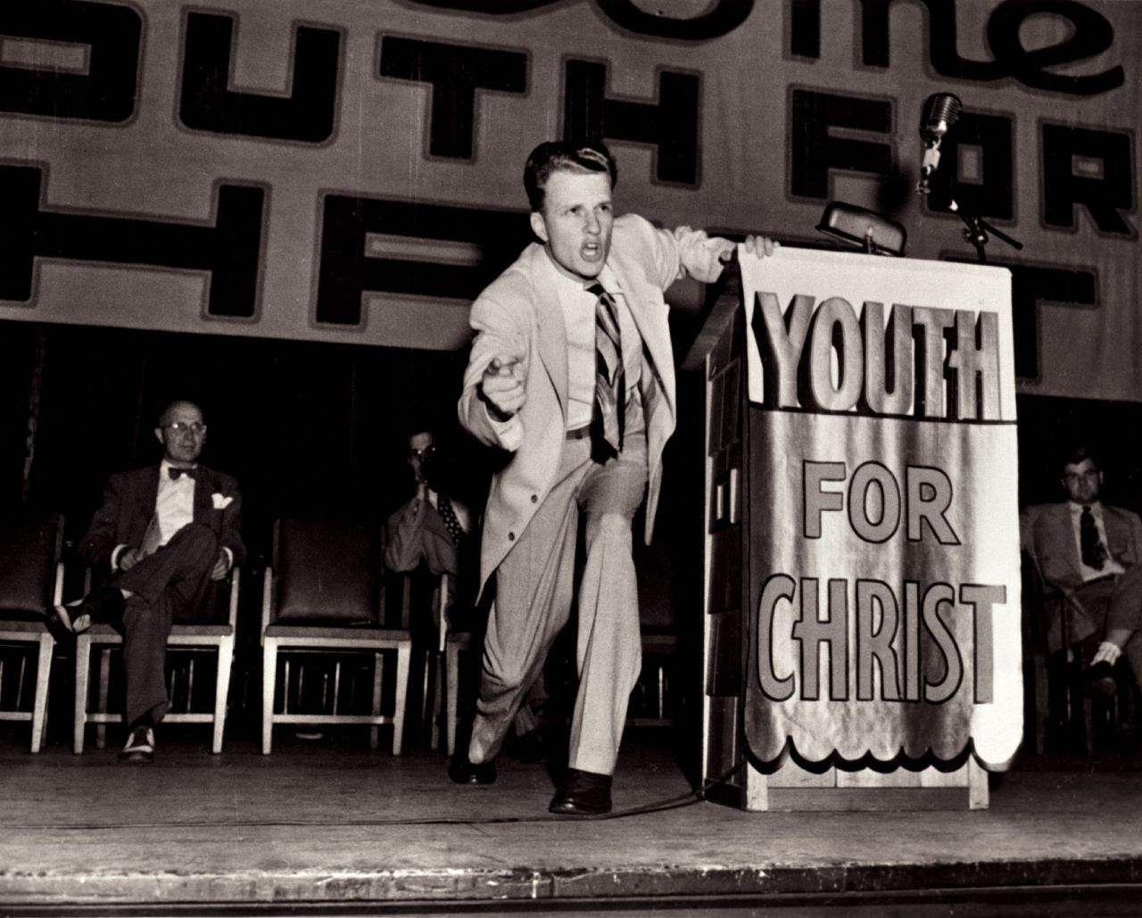 At twenty-seven, Billy resigned his pulpit to go on the road for Youth for Christ.