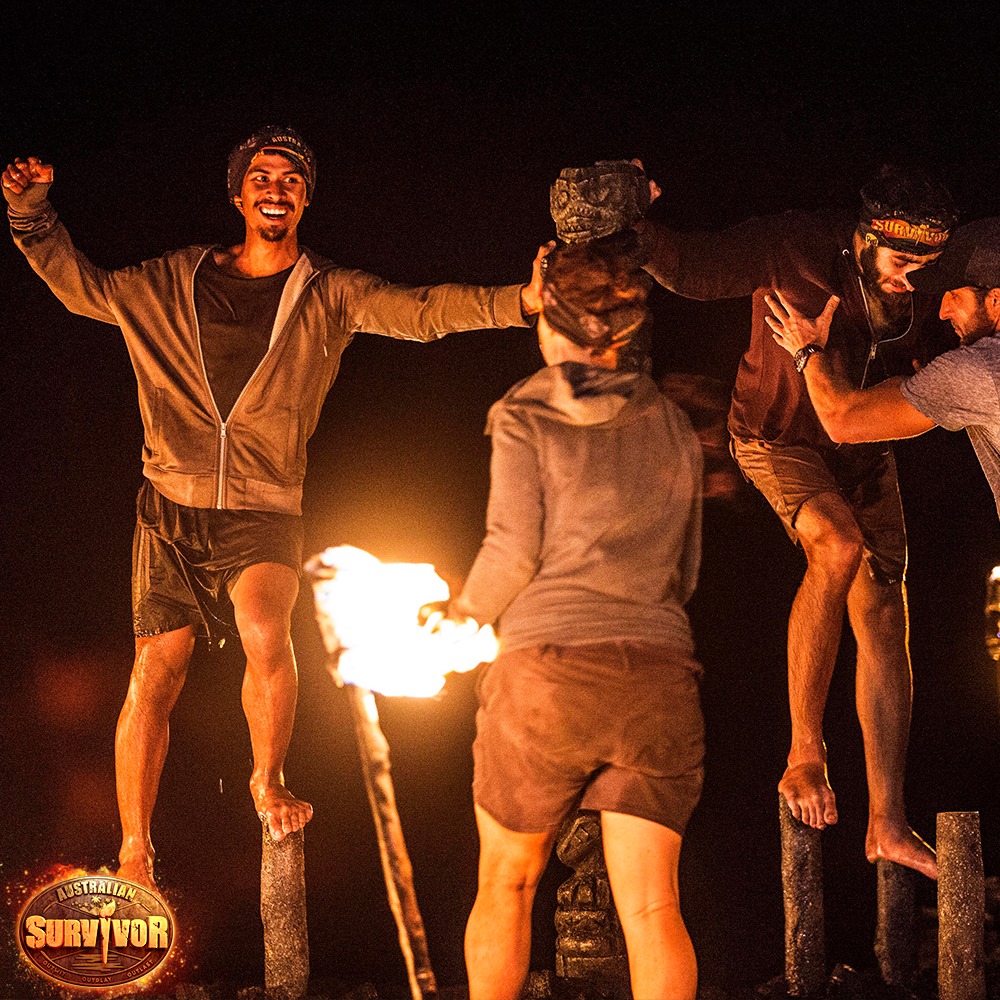 Jericho wins the final challenge on Australian Survivor