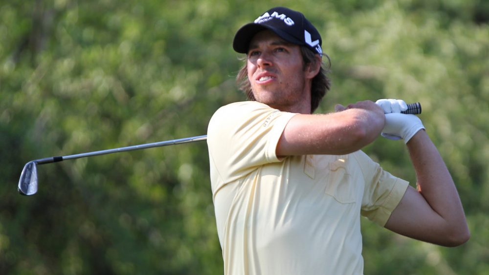 Baddeley at the Heritage Pro-Am in 2011, Hilton Head, South Carolina