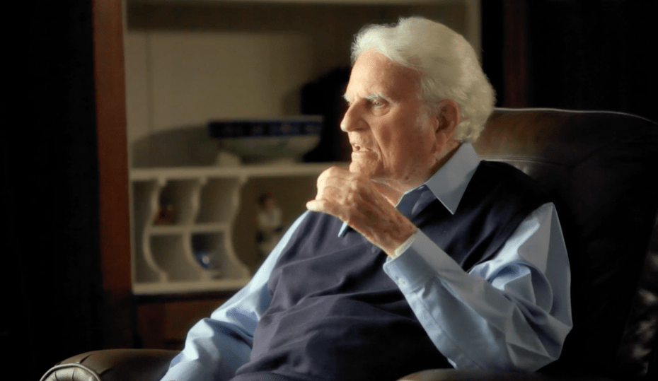 Billy Graham in 'The Cross' film, an Easter outreach for local churches