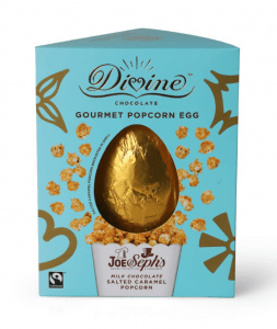 Divine Chocolate Gourmet Popcorn Egg