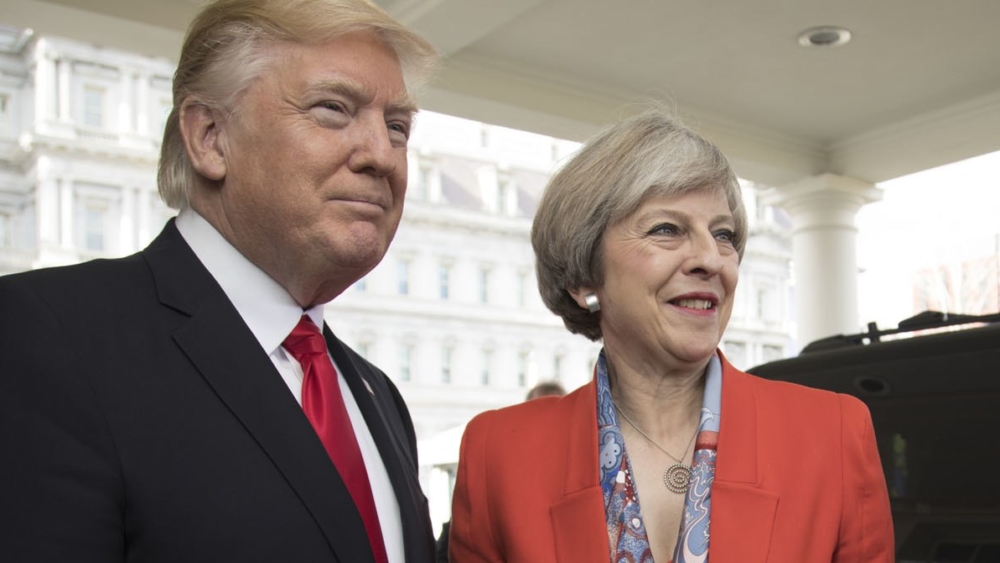 Theresa May Donald Trump