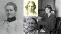 Clockwise from left: Amy Oxley Wilkinson, Harriet Beecher Stowe, Dorothy Day and Corrie Ten Boom