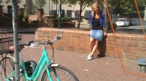 Karina Kreminski in her local neighbourhood of Surry Hills, which she regards as her mission field.