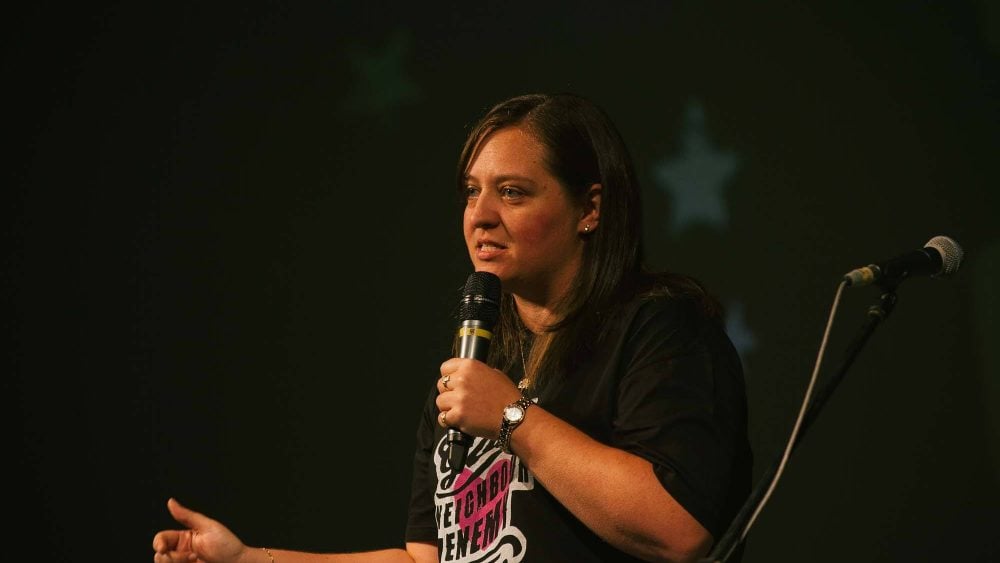 Brooke Prentis at the Surrender Conference, 2016