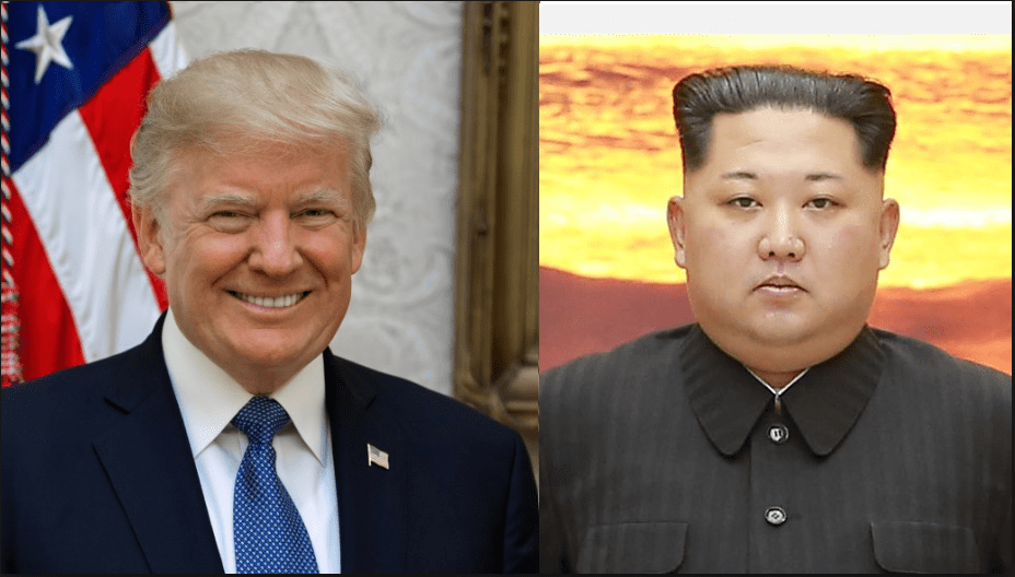 US President Donald Trump and North Korean leader Kim Jong-un.