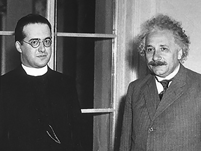 Georges Lemaître and Albert Einstein, 1933 