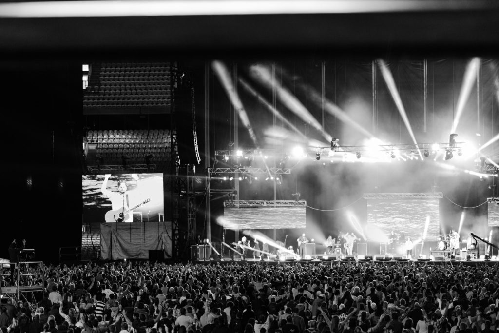 The stage at Awakening Australia, a 3-day event held at Marvel Stadium in Melbourne.