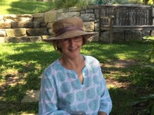 Susie Holman, President of Friends of the Bible Garden