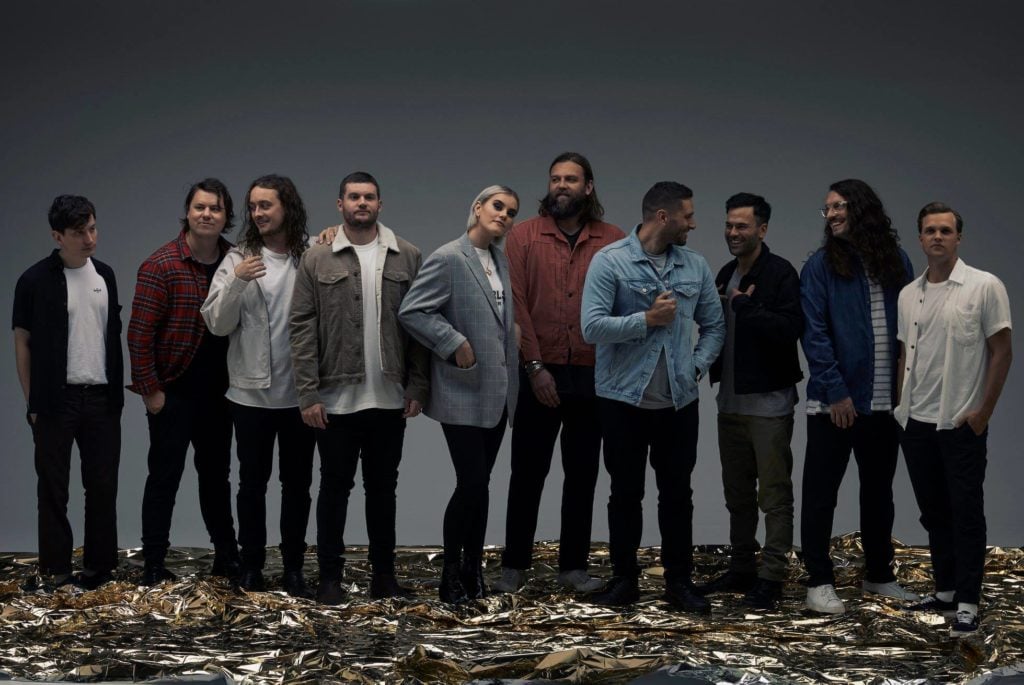 The Hillsong United team. 