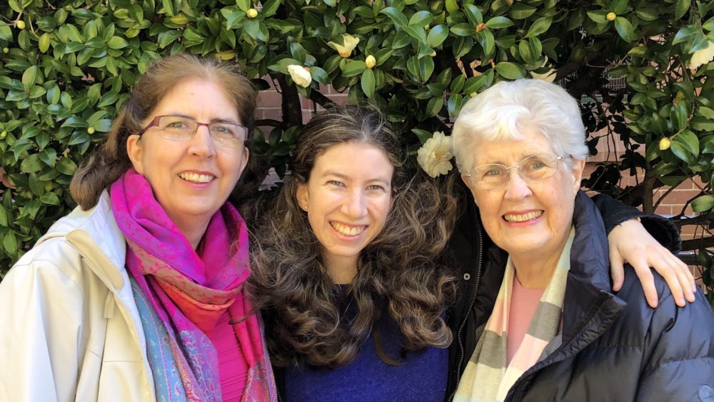 Cathy Petherbridge, Sarah Petherbridge and Jenny Hazell