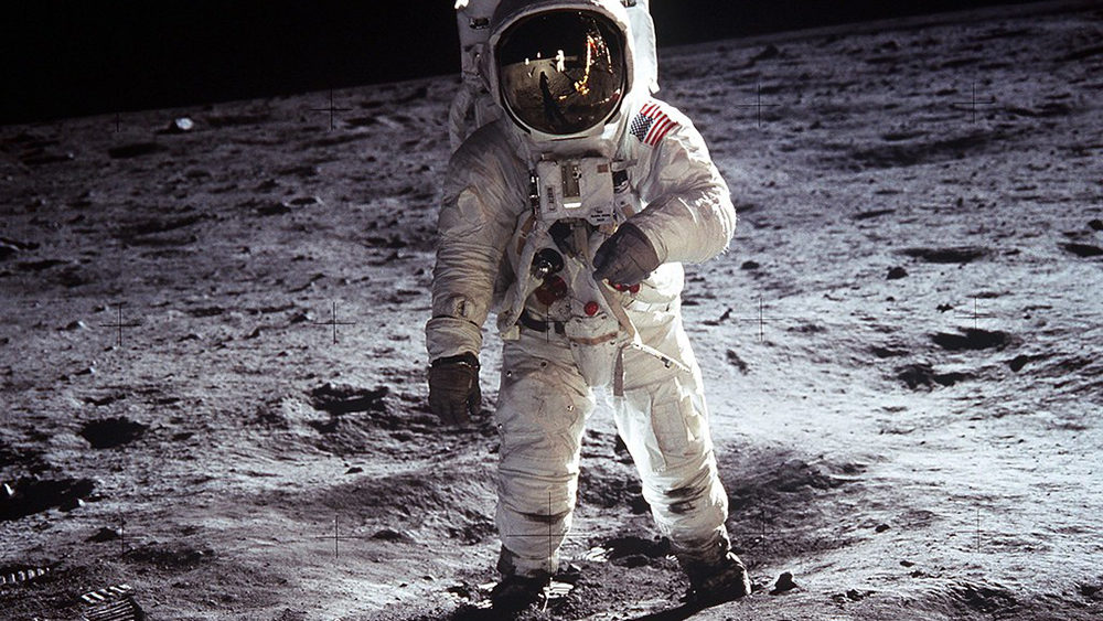 Buzz Aldrin on the Moon