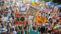 Students striking for climate change