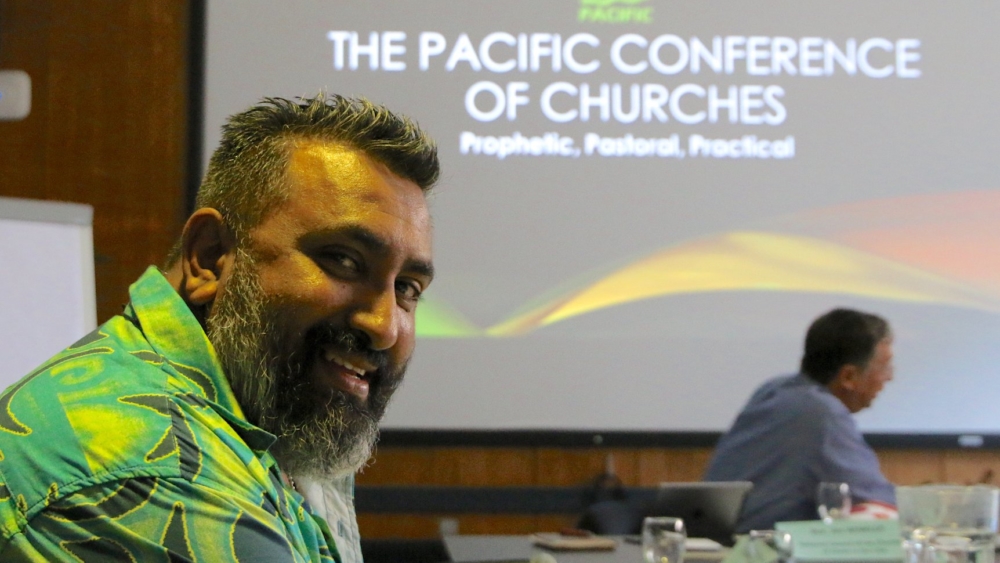 James Bhagwan at the Pacific Conference of Churches