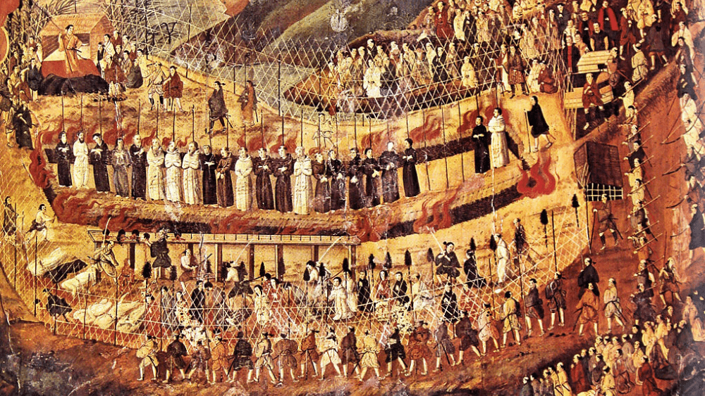 Christian Martyrs of Nagasaki, 16th-17th century, artist unknown.