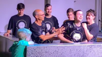 Teagan Fuz is baptised at Newlife Church on the Gold Coast.
