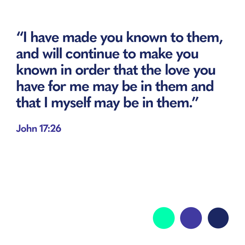 Bible verse John 17:26