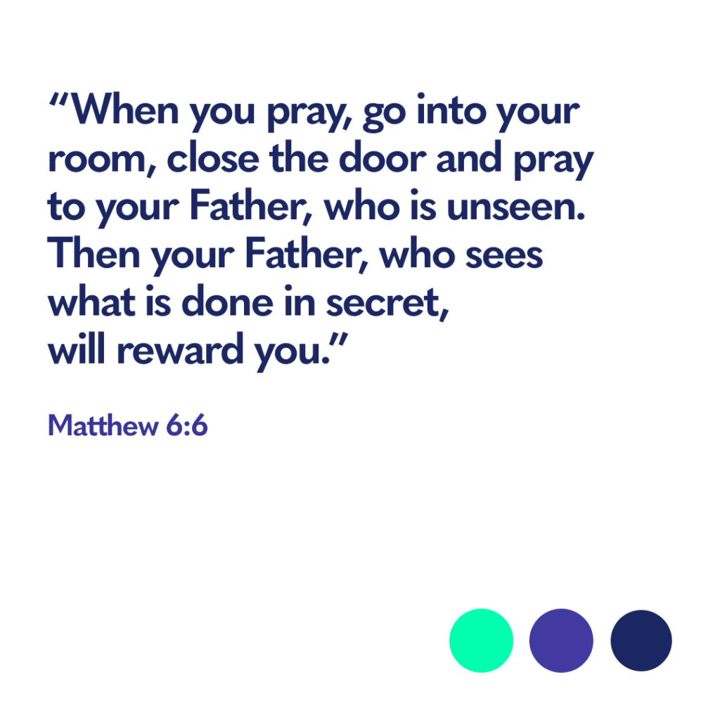 Bible verse Matthew 6:6