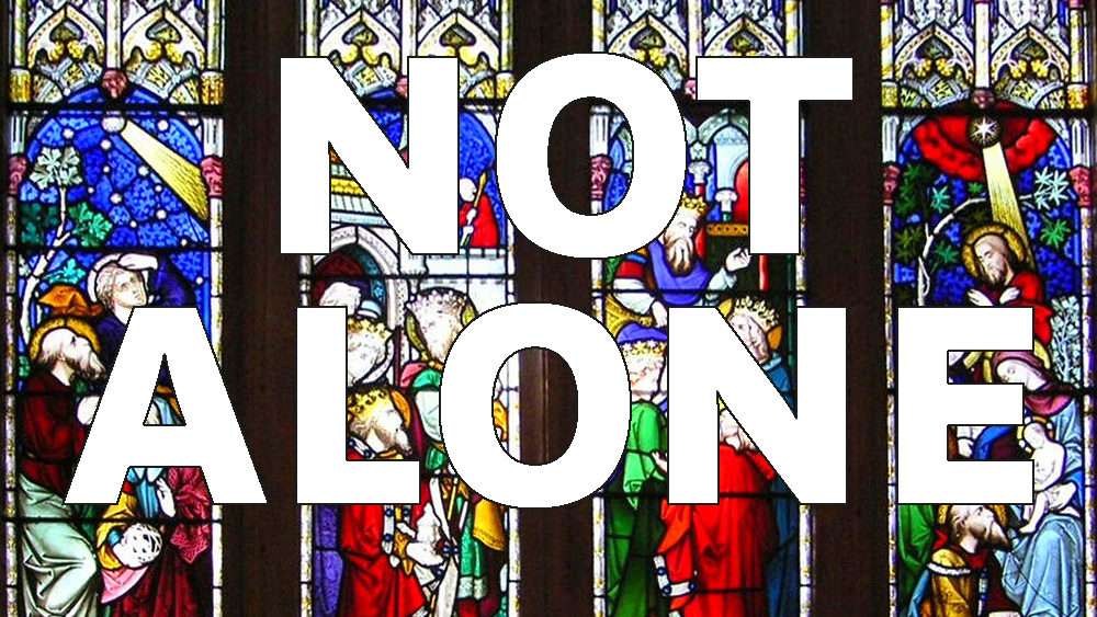 not alone image
