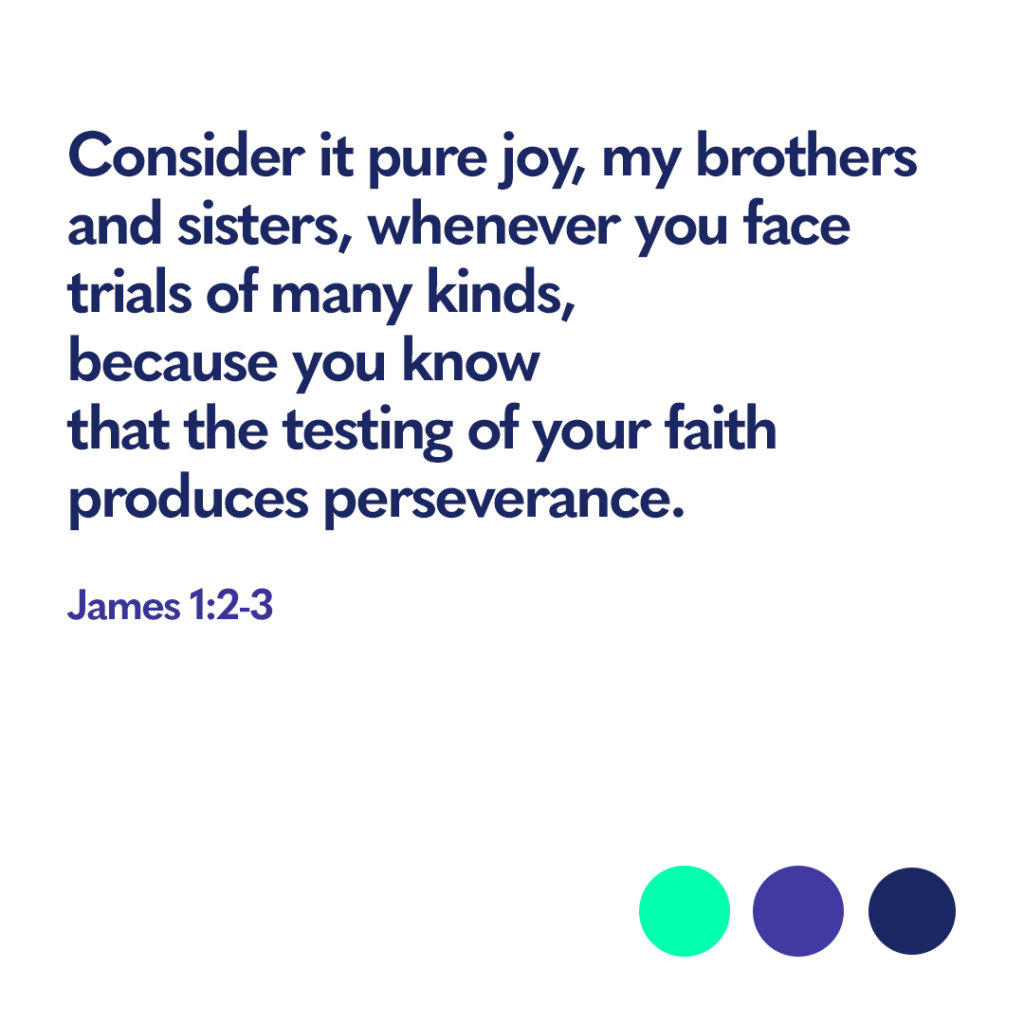 Bible verse James 1:2-3
