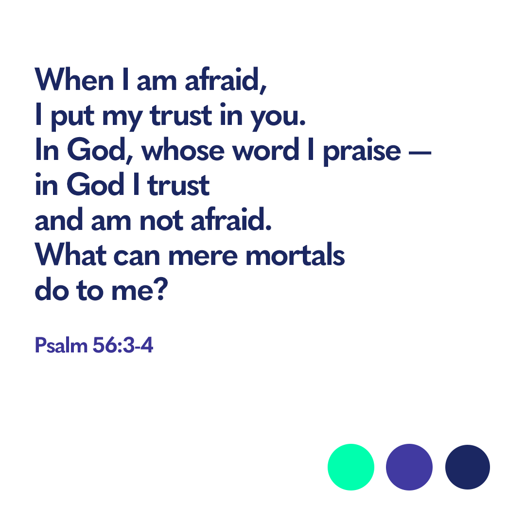 Bible verse Psalm 56:3-4