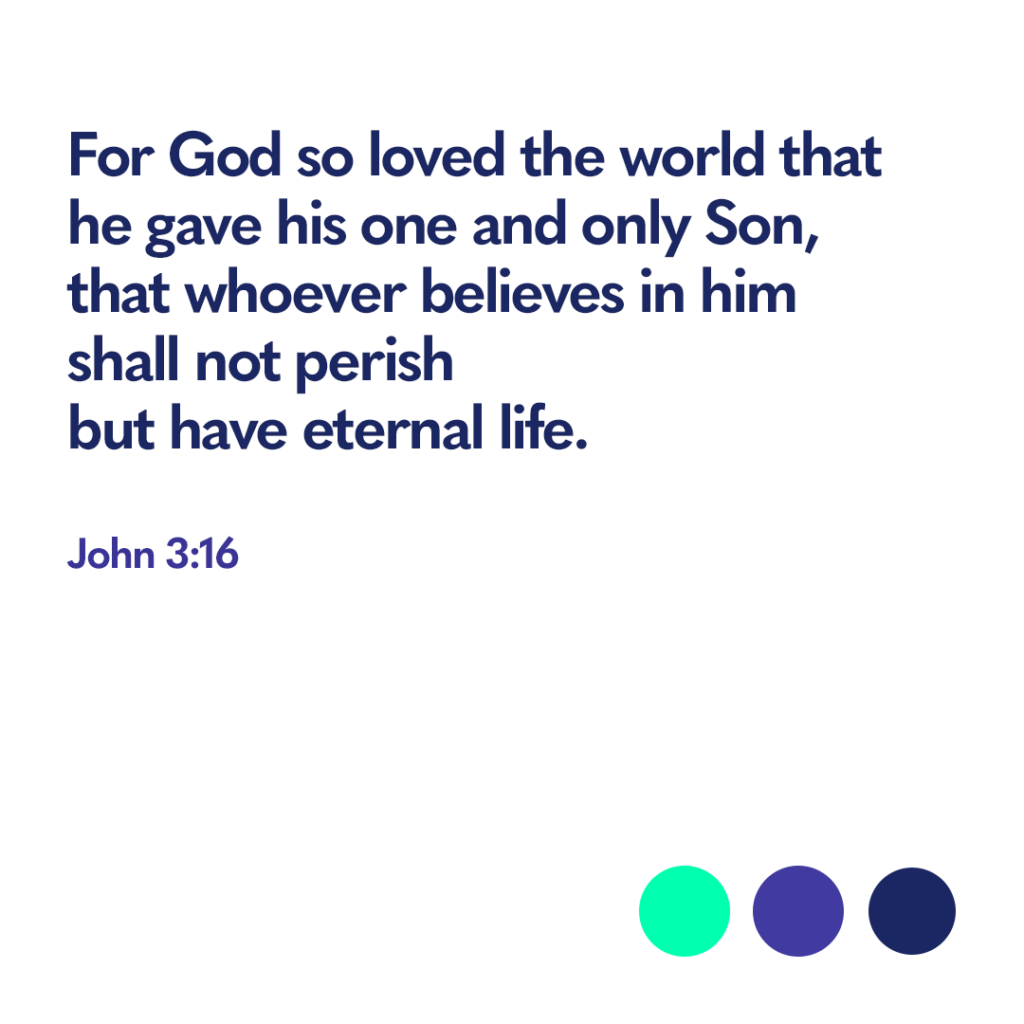 Bible verse John 3:16