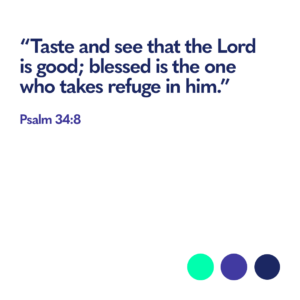 Bible verse Psalm 34:8